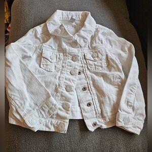 Gap White Denim Jacket for Kids